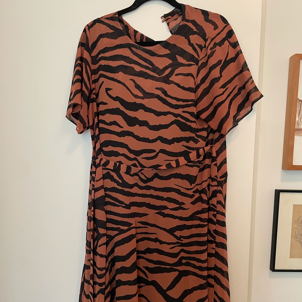 Allsaints zephyr midi dress - Picture 2 of 4